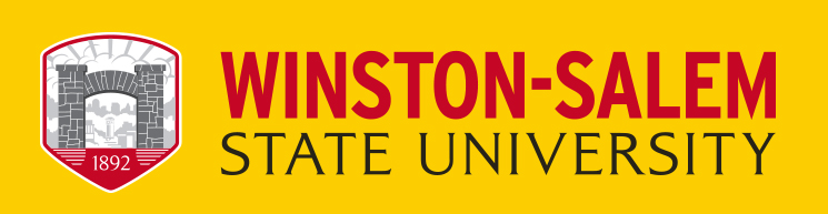 WSSU full-name logo with yellow background