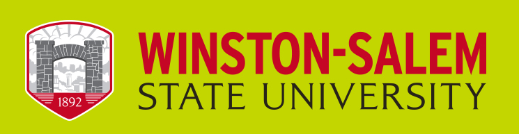 WSSU full-name logo with green background