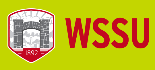 WSSU abbreviated h. logo green background