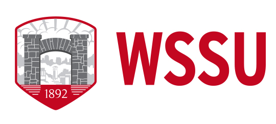 WSSU abbreviated h. logo white background