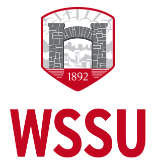 WSSU abbreviated v. logo with white background