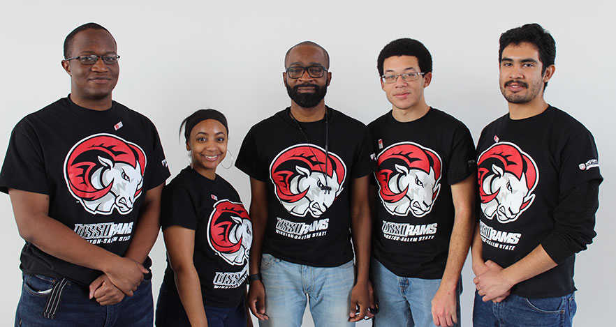 group photo of WSSU's HCASC Team 