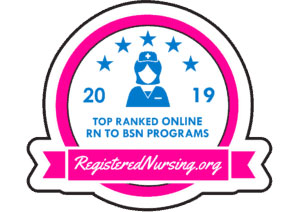 Logo for RegisteredNursing.org: 2019: Top Ranked Online RN to BSN Programs