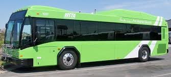 a green bus