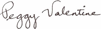 Signature of Peggy Valentine