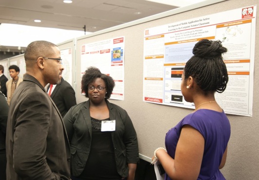 Dean Walker with the research assistants.