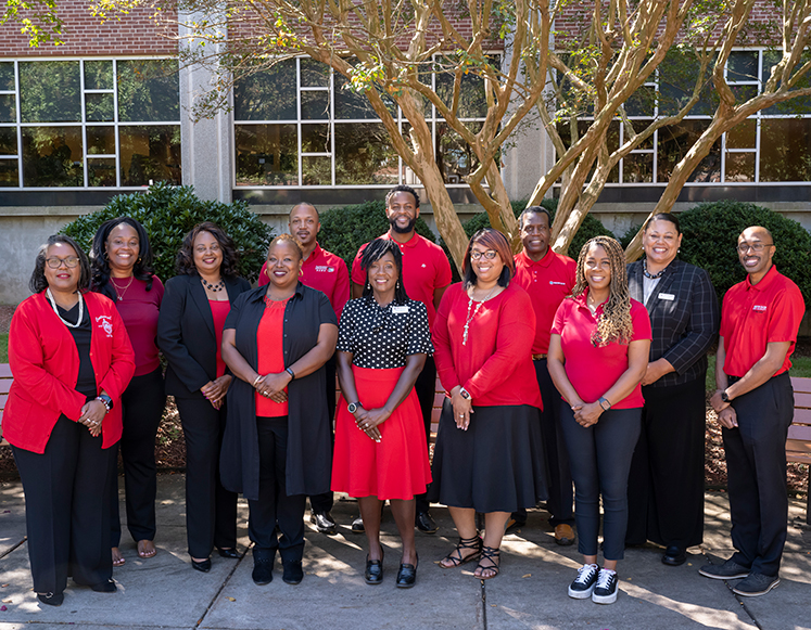 a group picture of the staff senate