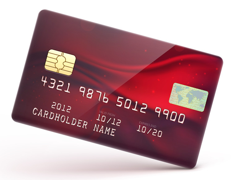 Example of a P-Card (a credit card.)