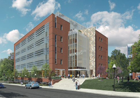 a computer generated image of the proposed science building