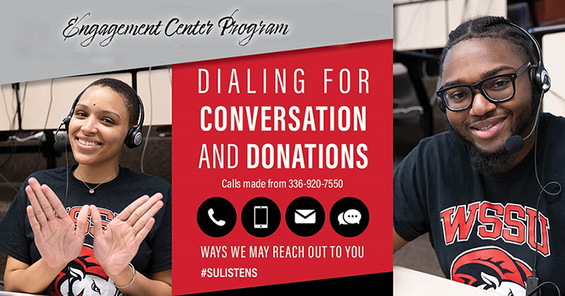 Engagement Center Program, Dialing for Conversation and Donations Calls made from 336-920-7550, Ways we may reach out to you #Sulistens