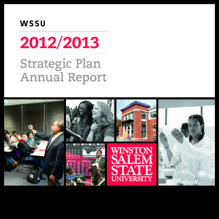 WSSU 2012/2013 Strategic Plan Annual Report